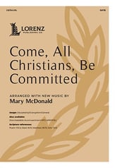 Come, All Christians, Be Committed SATB choral sheet music cover